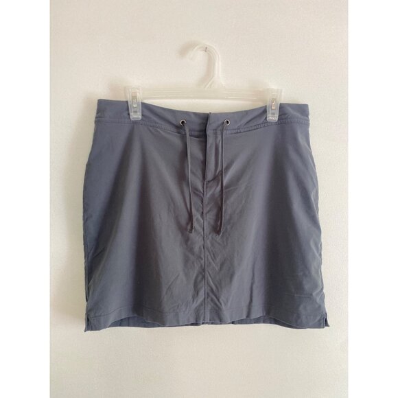 Columbia Women's Activewear Skort Size 10 Gray Nylon/Elastane With Drawstring - Picture 1 of 7